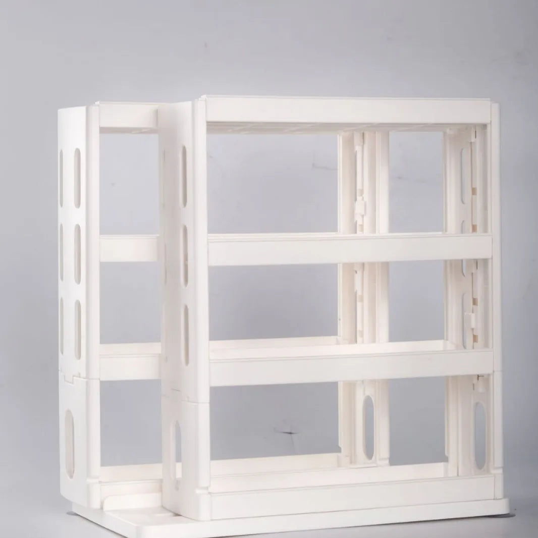 4-Layer Foldable Spice Rack – Space-Saving Kitchen Organizer