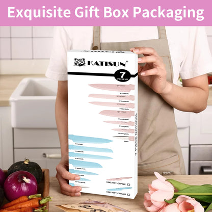 13-Piece Stainless Steel Knife Set with Sheaths