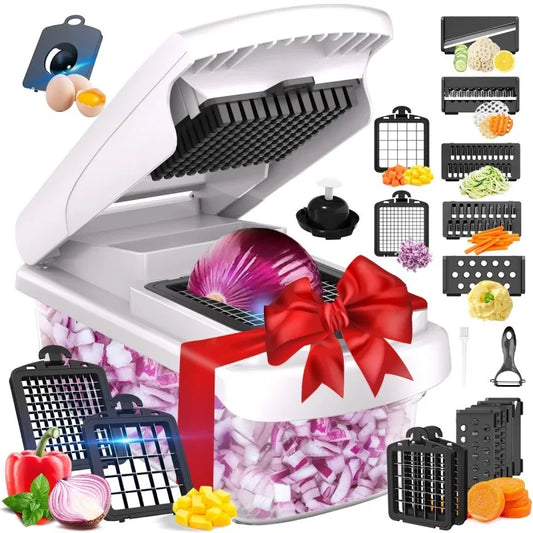 15-in-1 Mandoline Vegetable Chopper – Slice, Dice, Julienne & More