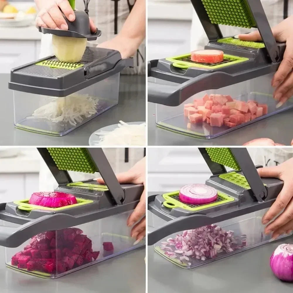 Multifunctional Handheld Veggie Chopper