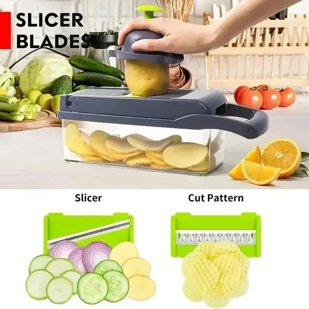 Multifunctional Handheld Veggie Chopper