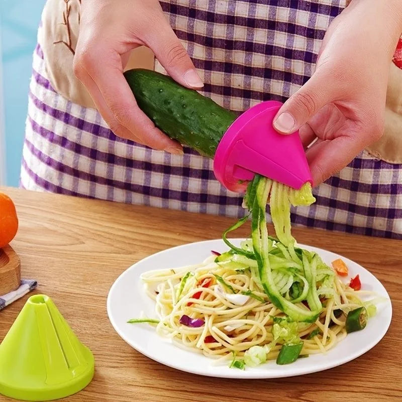 Rotating Spiral Vegetable Slicer