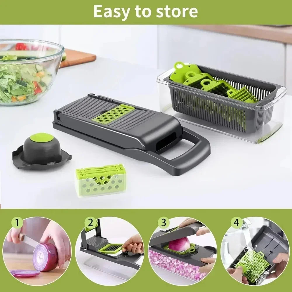 Multifunctional Handheld Veggie Chopper