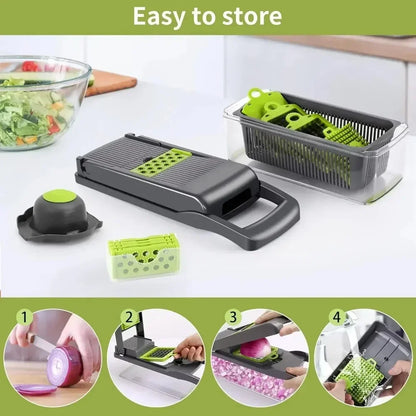 Multifunctional Handheld Veggie Chopper