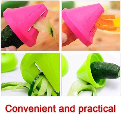 Rotating Spiral Vegetable Slicer