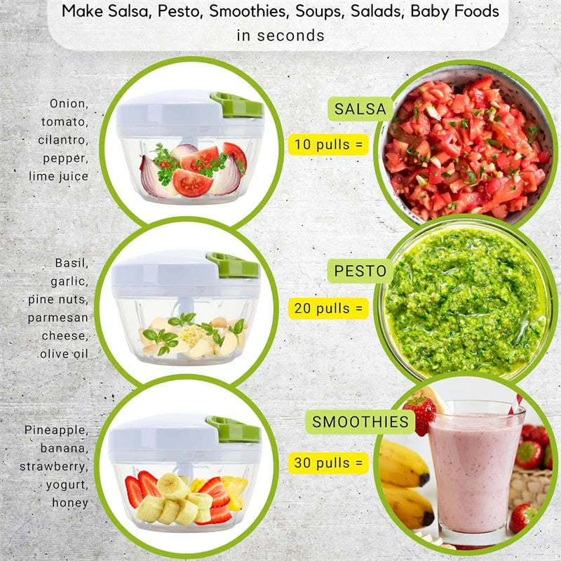 Portable Manual Food Shredder